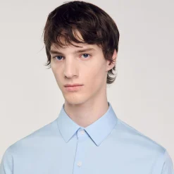Chemise Ajustée En Coton Stretch