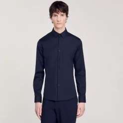 Chemise Ajustée En Coton Stretch