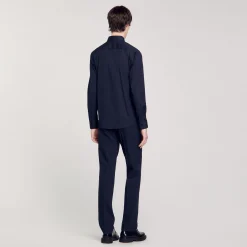 Chemise Ajustée En Coton Stretch