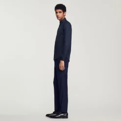 Chemise Ajustée En Coton Stretch