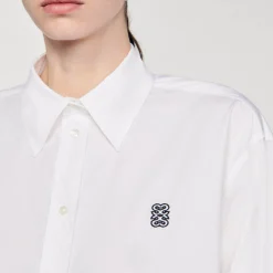 Chemise Courte En Popeline