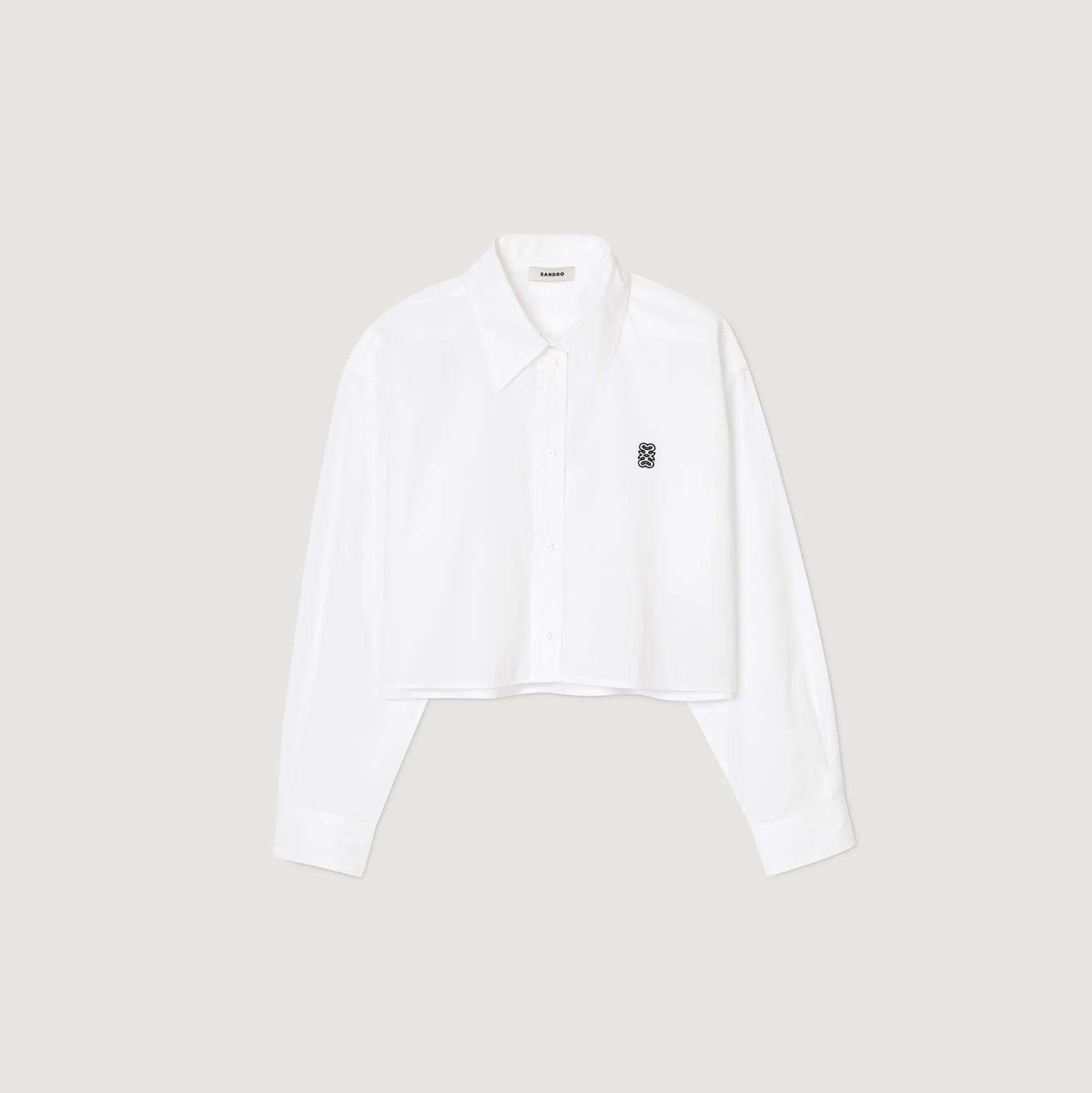 Chemise Courte En Popeline