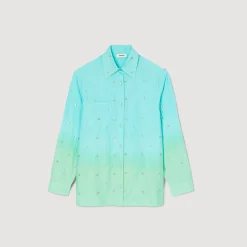 Chemise Dip Dye Strassée