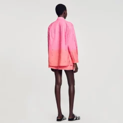 Chemise Dip Dye Strassée
