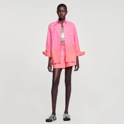 Chemise Dip Dye Strassée