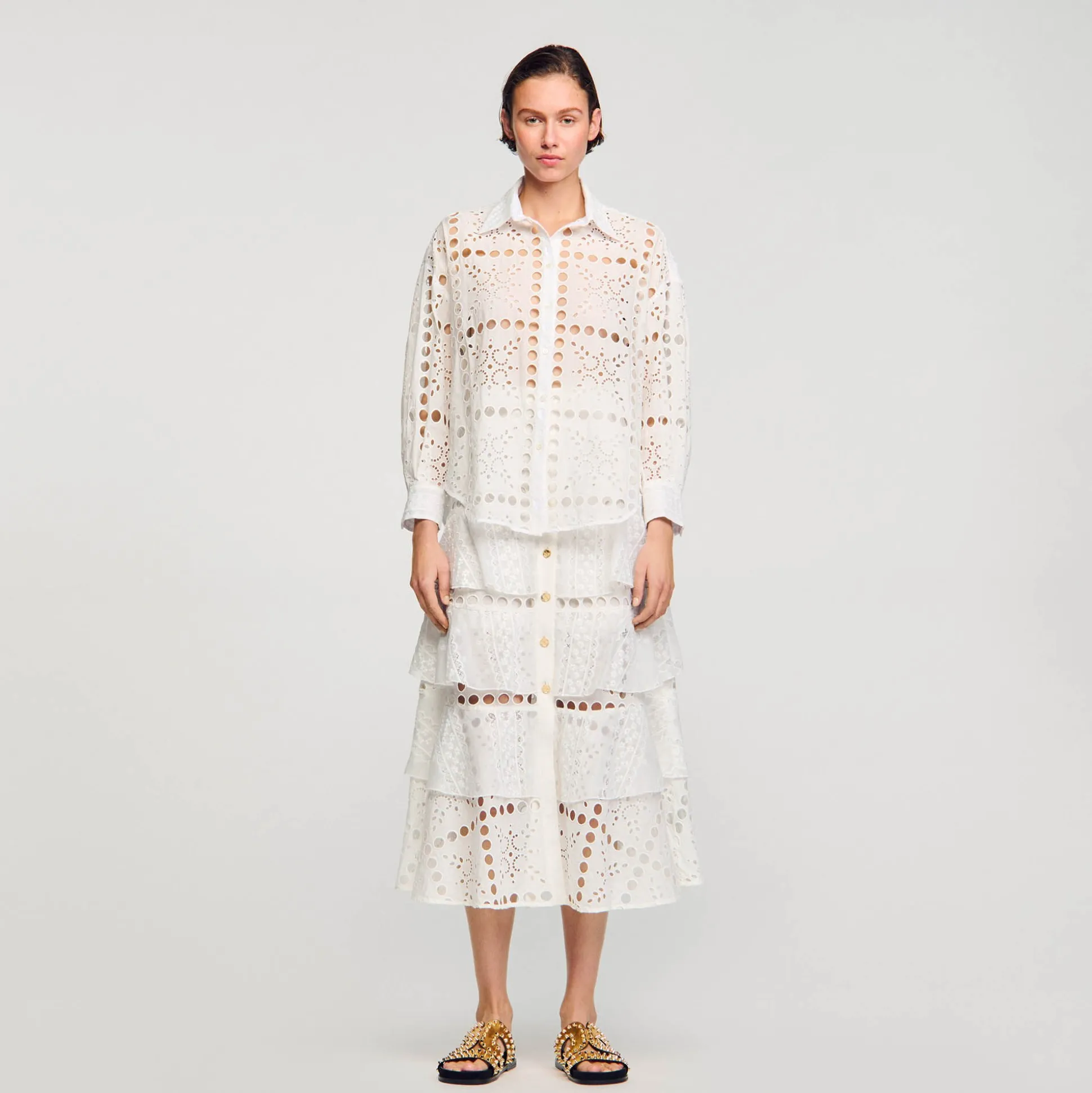 Chemise En Broderie Anglaise
