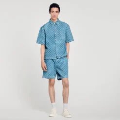 Chemise En Denim Square Cross
