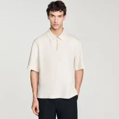 Chemise Fluide à Col Zippé