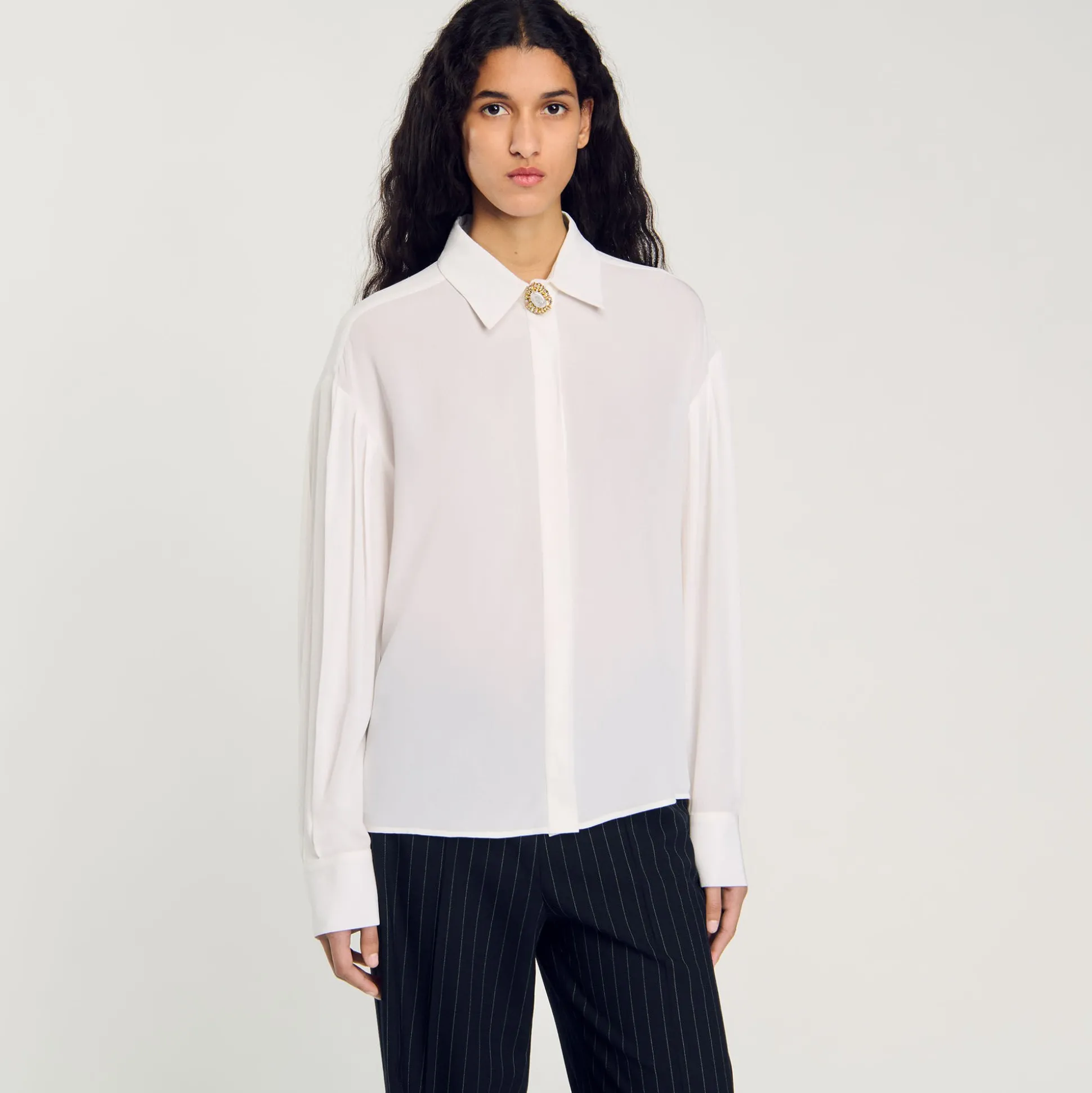 Chemise Fluide En Soie
