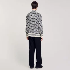 Chemise Fluide Imprimé Square Cross