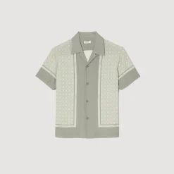 Chemise Imprimée à Manches Courtes