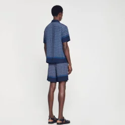 Chemise Imprimée à Manches Courtes