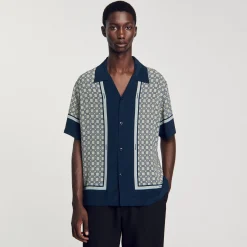 Chemise Imprimée à Manches Courtes