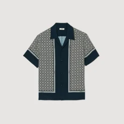 Chemise Imprimée à Manches Courtes