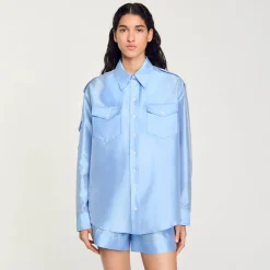 Chemise Large Satinée
