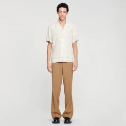 Chemise Manches Courtes Square Cross