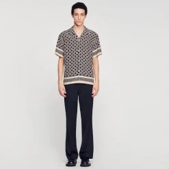 Chemise Manches Courtes Square Cross