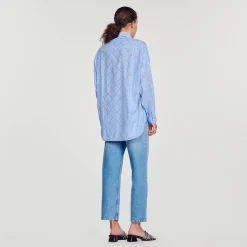 Chemise Oversize à Strass