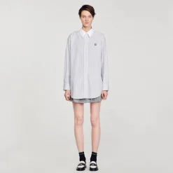 Chemise Oversized à Rayures