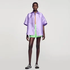 Chemise Oversized Satinée