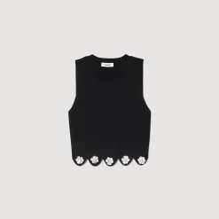 Débardeur Court En Maille
