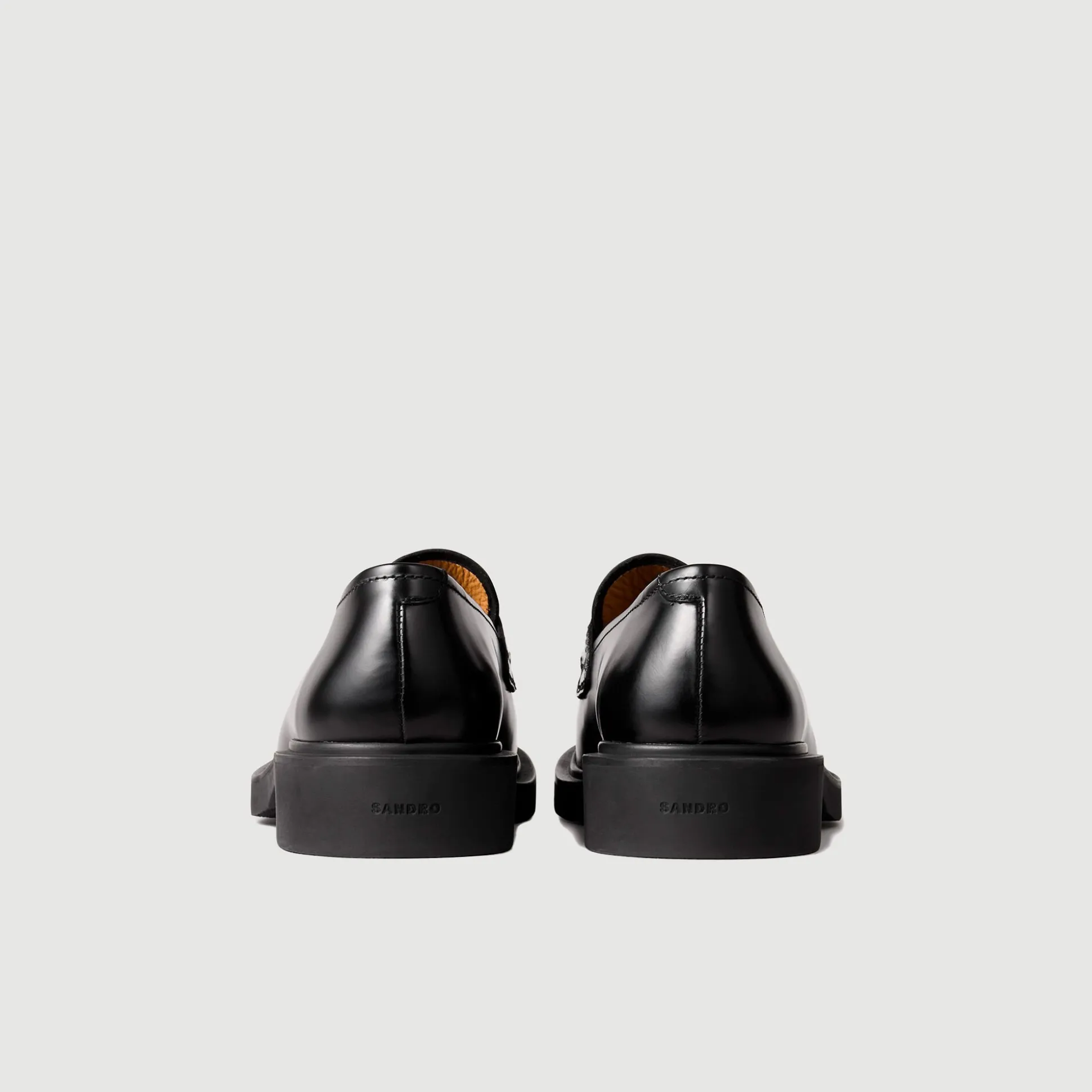Derbies En Cuir Glacé