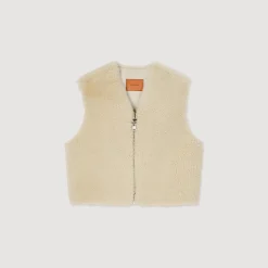 Gilet Sans Manches En Mouton Retourné