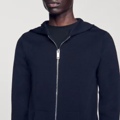 Gilet Zippé Avec Capuche