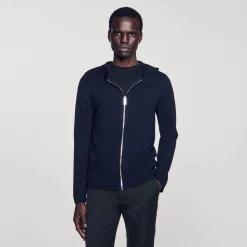 Gilet Zippé Avec Capuche