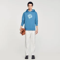 Hoodie Fleur En Coton