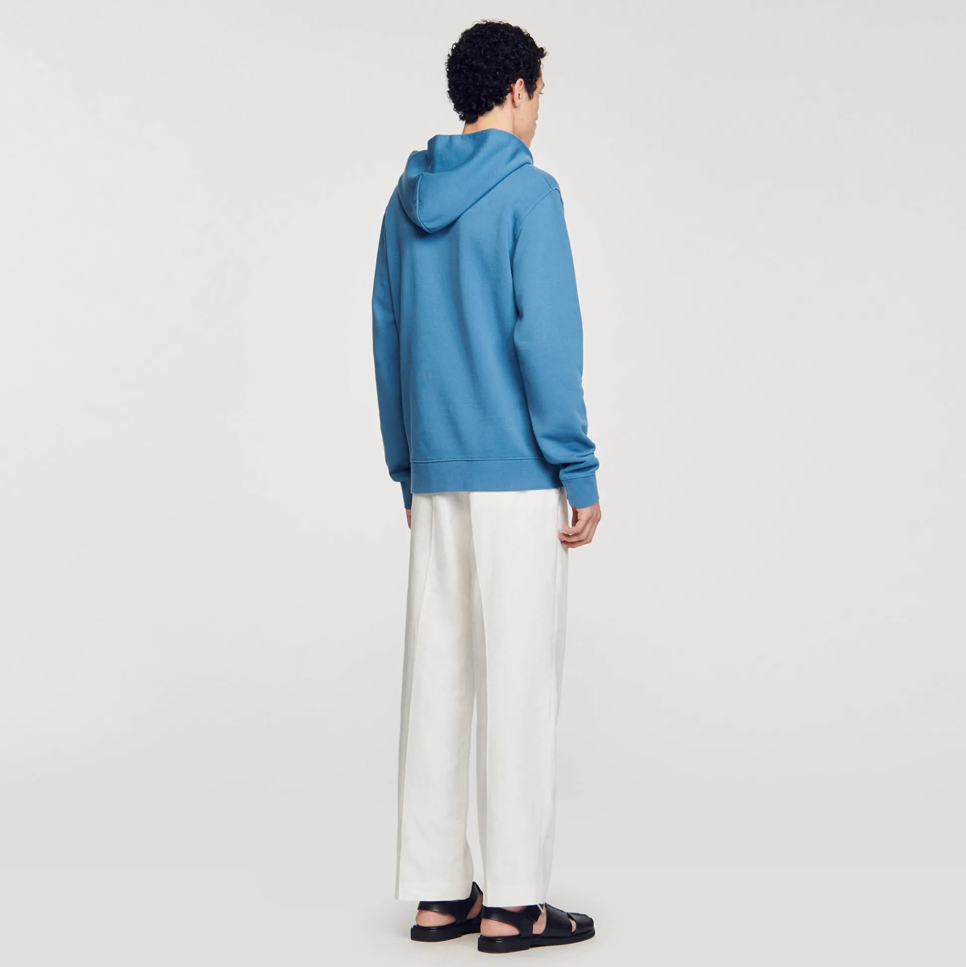 Hoodie Fleur En Coton