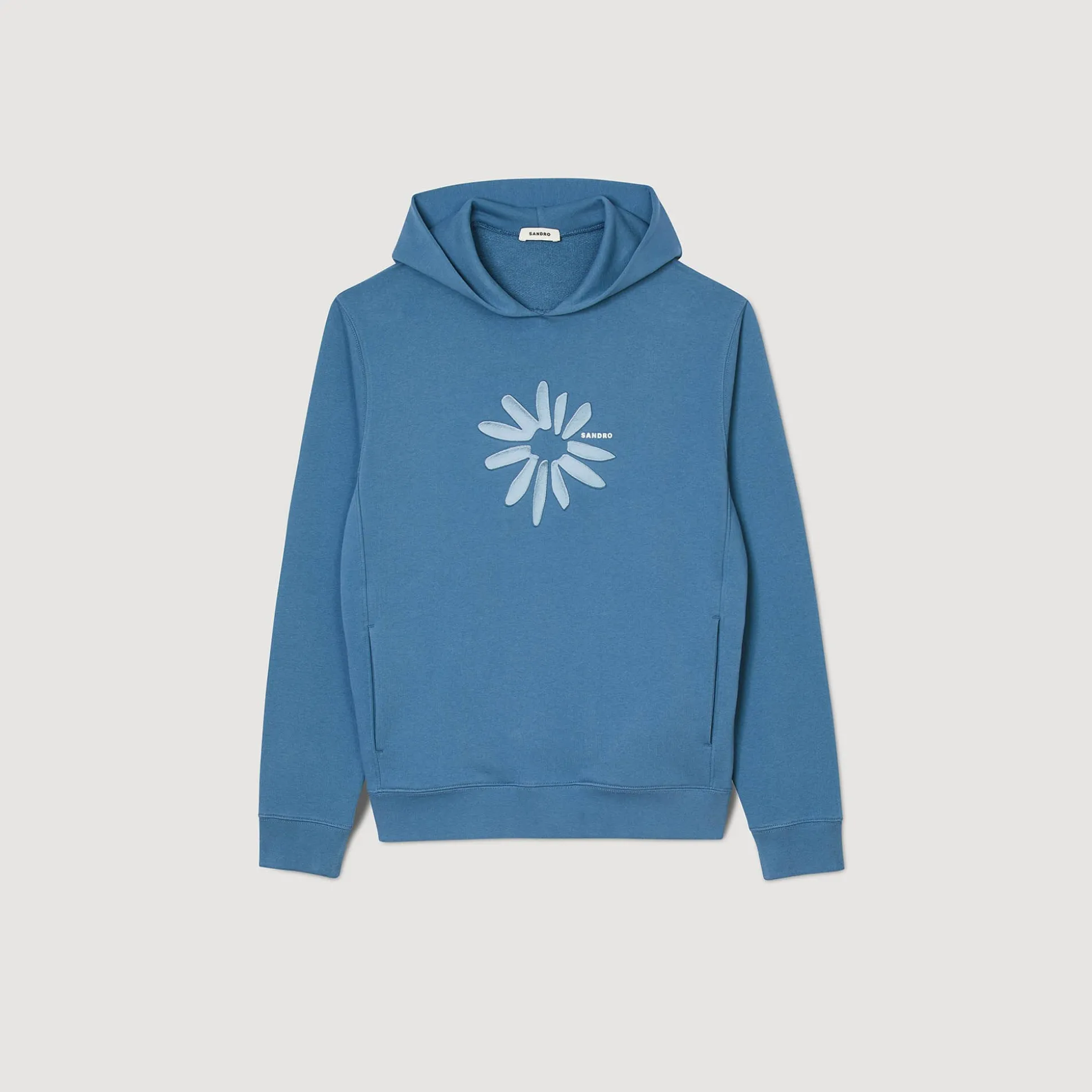 Hoodie Fleur En Coton