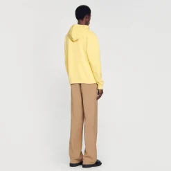 Hoodie Homme Brodé En Coton Biologique
