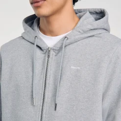 Hoodie Homme Brodé En Coton Biologique