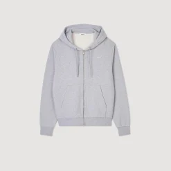 Hoodie Homme Brodé En Coton Biologique