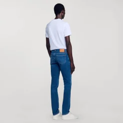 Jean Slim Avec Délavage Waterless