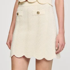 Jupe Courte En Maille