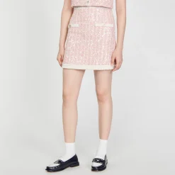 Jupe Courte En Tweed