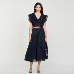 Jupe Longue à Volants