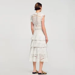 Jupe Longue En Broderie Anglaise