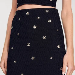 Jupe Midi En Maille
