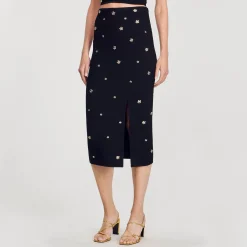 Jupe Midi En Maille
