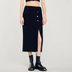 Jupe Midi En Tweed