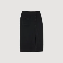 Jupe Midi En Tweed
