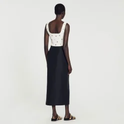 Jupe Midi Fendue