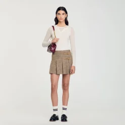 Jupe Plissée Pied De Puce