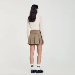 Jupe Plissée Pied De Puce