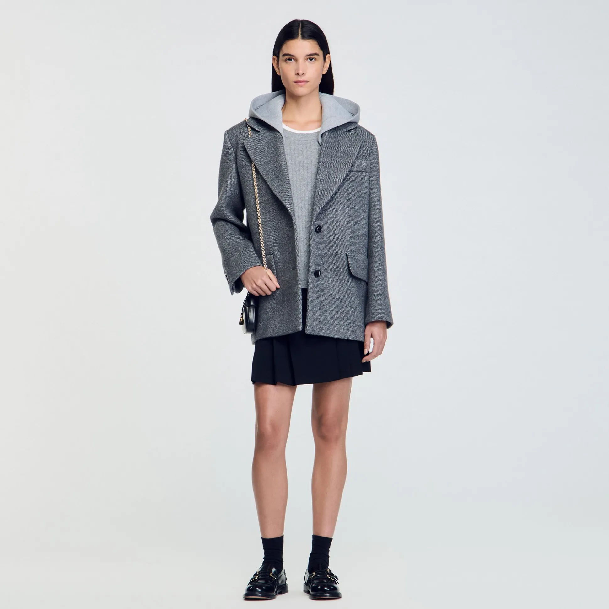Manteau à Capuche Amovible