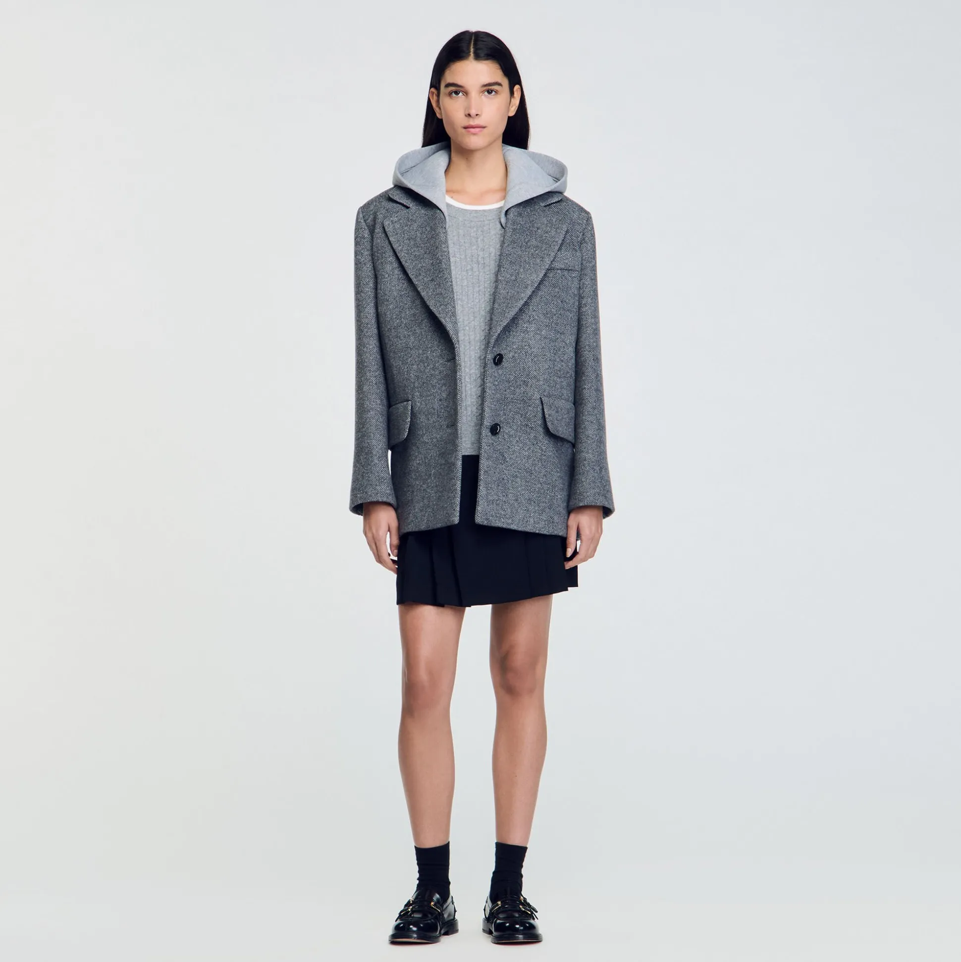 Manteau à Capuche Amovible