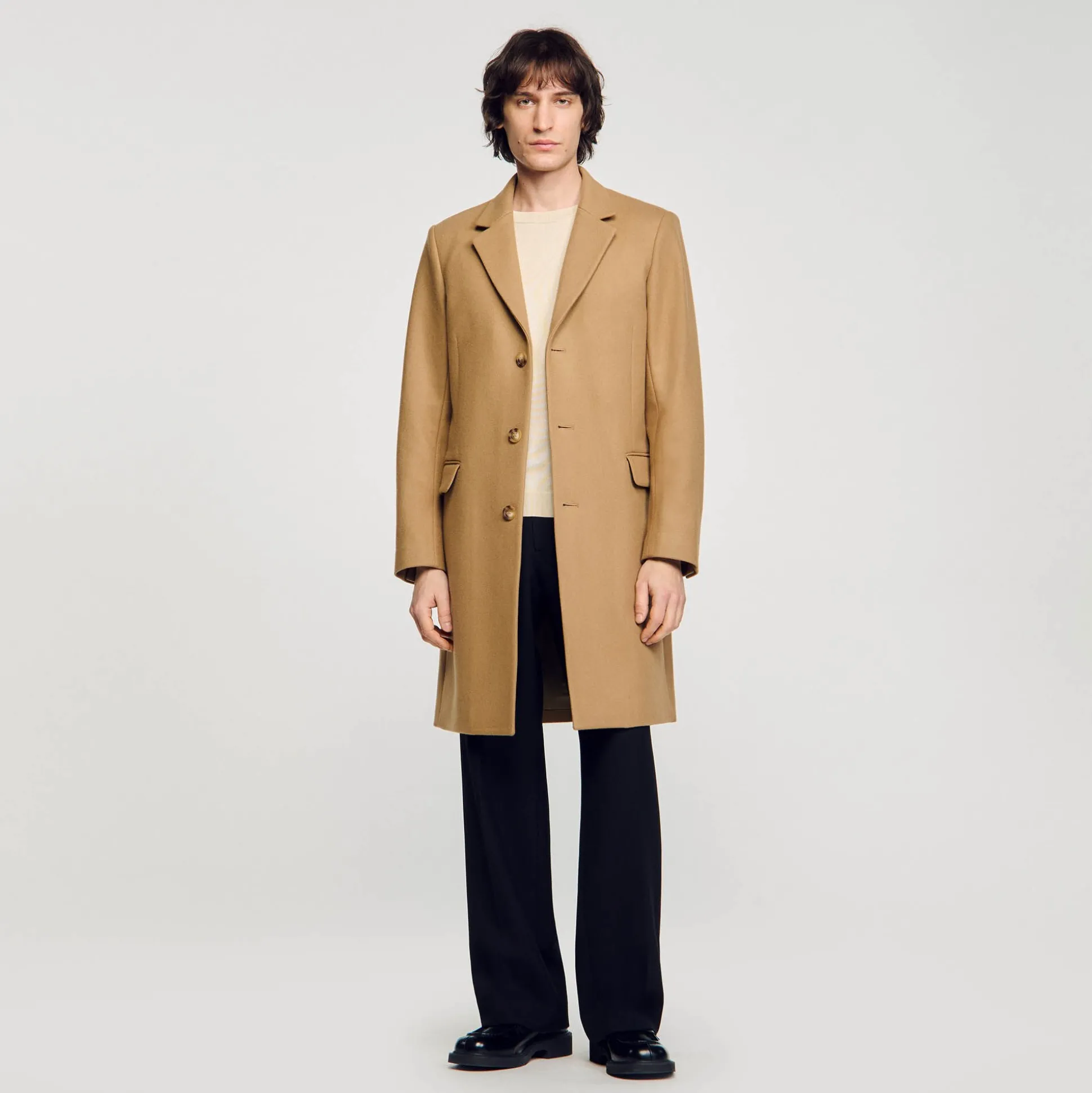 Manteau En Drap De Laine